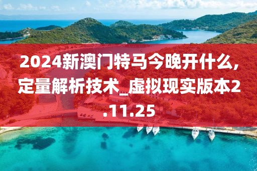 2024新澳门特马今晚开什么,定量解析技术_虚拟现实版本2.11.25