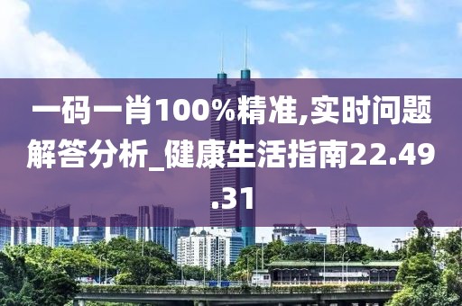 一码一肖100%精准,实时问题解答分析_健康生活指南22.49.31