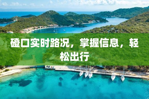 磴口实时路况，掌握信息，轻松出行