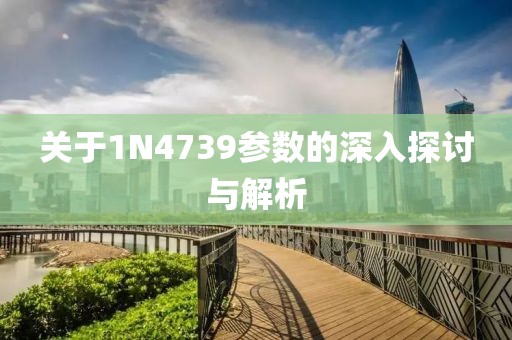关于1N4739参数的深入探讨与解析