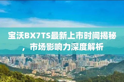 宝沃BX7TS最新上市时间揭秘，市场影响力深度解析