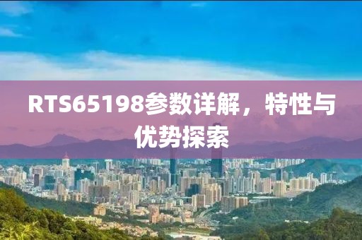 RTS65198参数详解，特性与优势探索