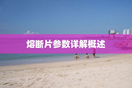 熔断片参数详解概述