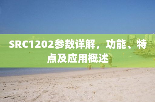 SRC1202参数详解，功能、特点及应用概述
