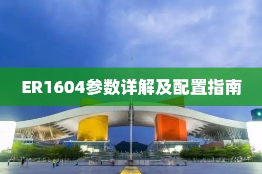 ER1604参数详解及配置指南