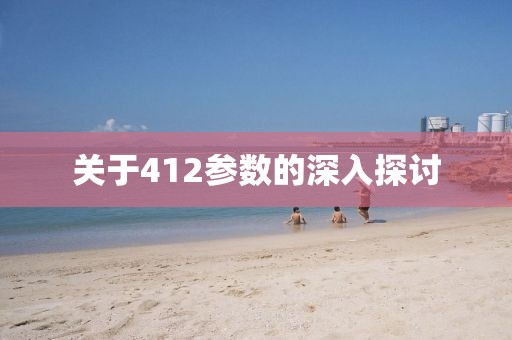 关于412参数的深入探讨