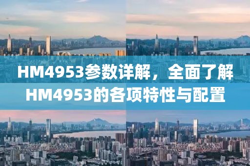 HM4953参数详解，全面了解HM4953的各项特性与配置
