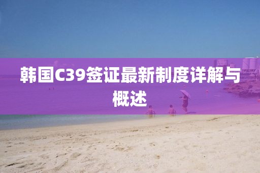 韩国C39签证最新制度详解与概述