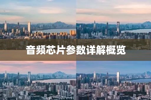 音频芯片参数详解概览