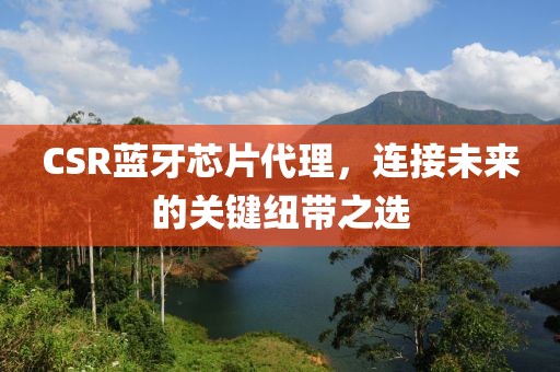CSR蓝牙芯片代理，连接未来的关键纽带之选