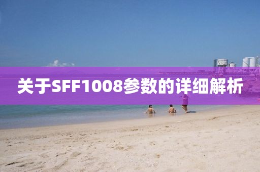 关于SFF1008参数的详细解析