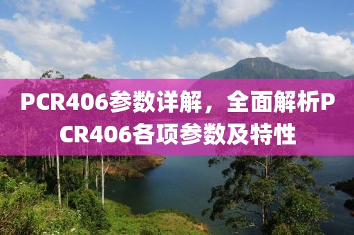 PCR406参数详解，全面解析PCR406各项参数及特性