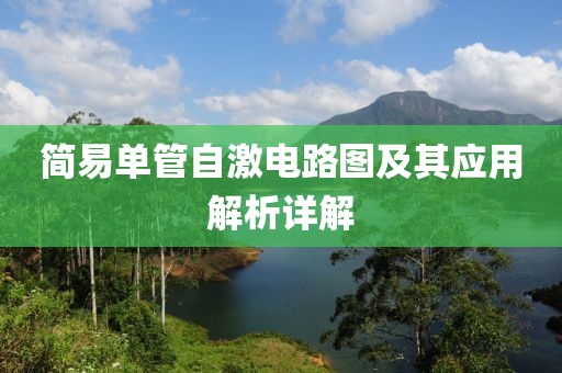 简易单管自激电路图及其应用解析详解