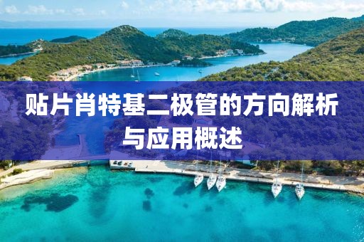 贴片肖特基二极管的方向解析与应用概述