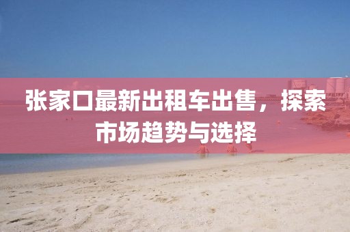 张家口最新出租车出售，探索市场趋势与选择