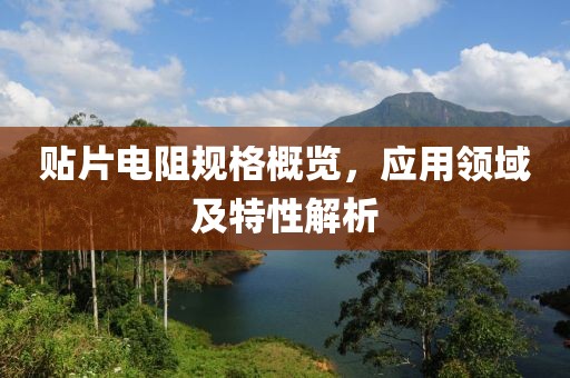 贴片电阻规格概览，应用领域及特性解析