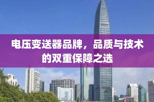 电压变送器品牌，品质与技术的双重保障之选
