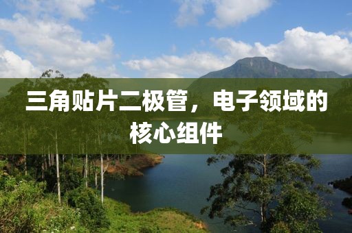 三角贴片二极管，电子领域的核心组件