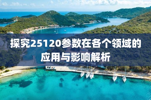 探究25120参数在各个领域的应用与影响解析