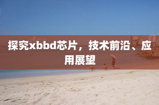 探究xbbd芯片，技术前沿、应用展望