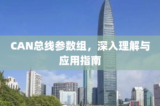 CAN总线参数组，深入理解与应用指南