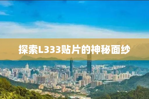探索L333贴片的神秘面纱