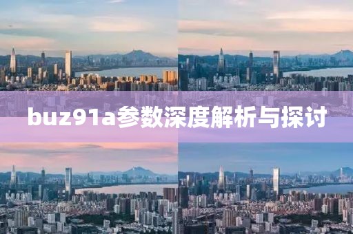 buz91a参数深度解析与探讨