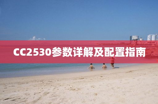 CC2530参数详解及配置指南