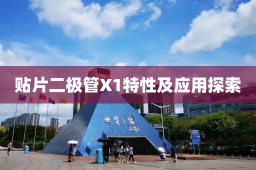 贴片二极管X1特性及应用探索