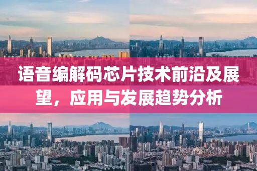 语音编解码芯片技术前沿及展望，应用与发展趋势分析