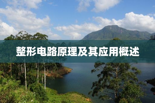 整形电路原理及其应用概述