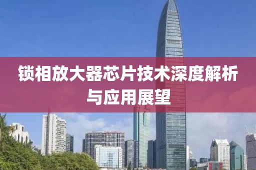 锁相放大器芯片技术深度解析与应用展望