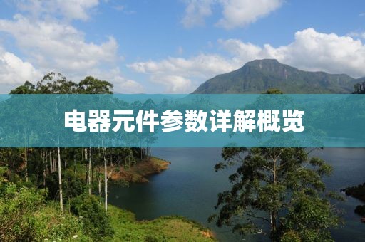 电器元件参数详解概览