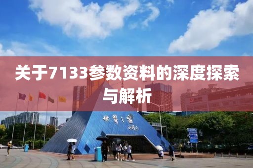 关于7133参数资料的深度探索与解析