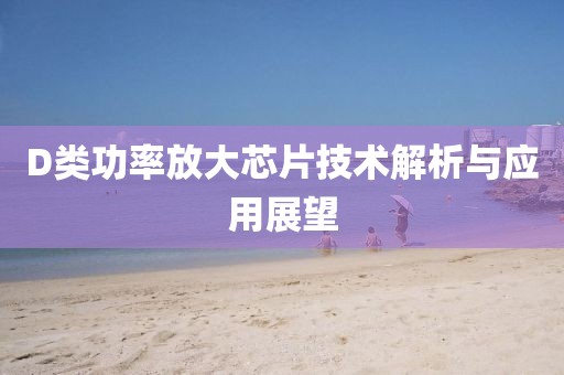 D类功率放大芯片技术解析与应用展望