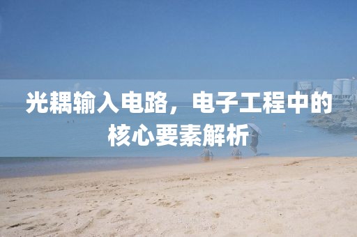 光耦输入电路，电子工程中的核心要素解析