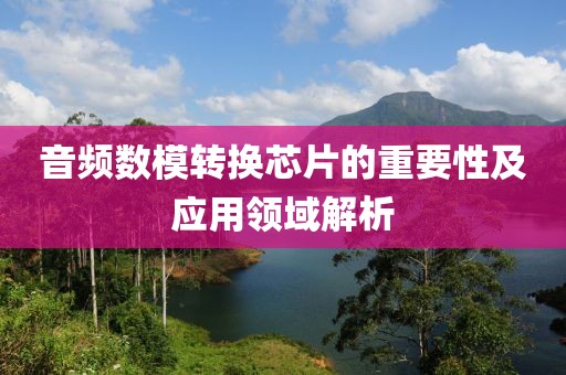 音频数模转换芯片的重要性及应用领域解析