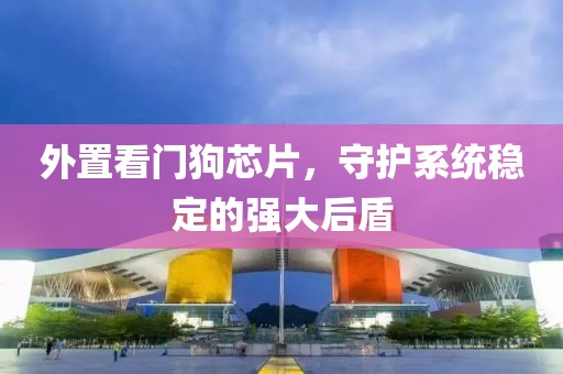 外置看门狗芯片，守护系统稳定的强大后盾