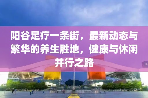 阳谷足疗一条街，最新动态与繁华的养生胜地，健康与休闲并行之路