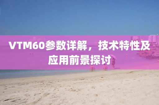VTM60参数详解，技术特性及应用前景探讨