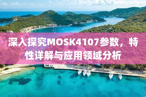 深入探究MOSK4107参数，特性详解与应用领域分析
