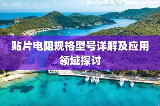 贴片电阻规格型号详解及应用领域探讨