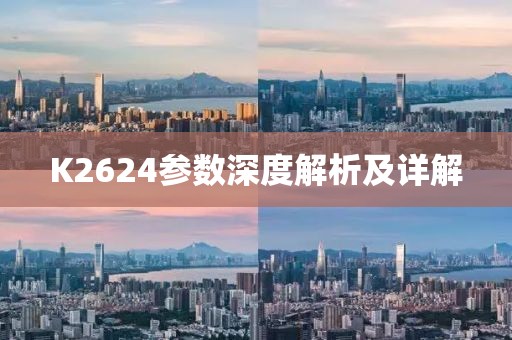 K2624参数深度解析及详解