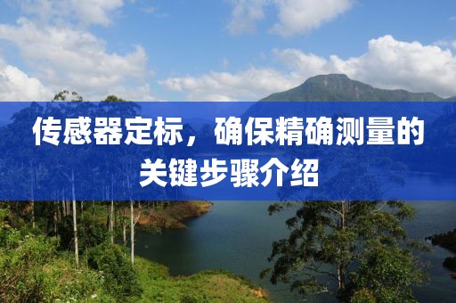 传感器定标，确保精确测量的关键步骤介绍