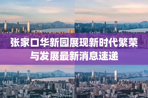 张家口华新园展现新时代繁荣与发展最新消息速递
