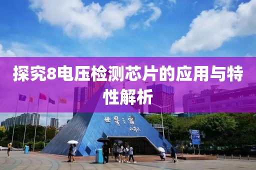探究8电压检测芯片的应用与特性解析
