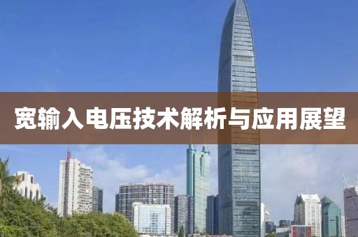 宽输入电压技术解析与应用展望