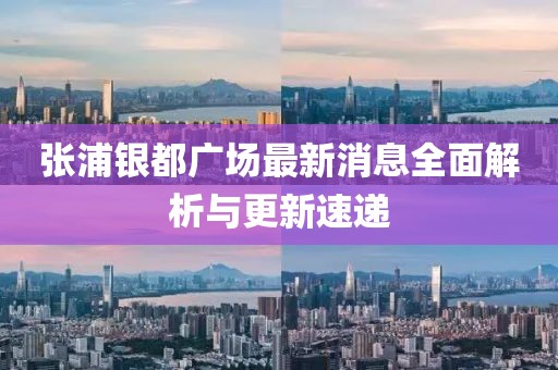 张浦银都广场最新消息全面解析与更新速递