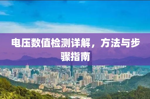 电压数值检测详解，方法与步骤指南