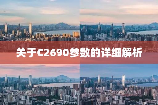 关于C2690参数的详细解析